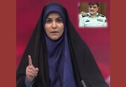 پیام فرمانده کل انتظامی کشور خطاب به شیرزن رسانه ملی