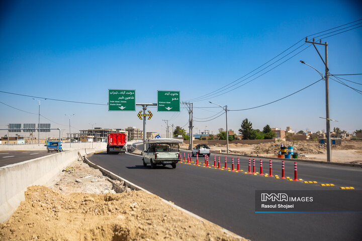 رینگ چهارم ترافیکی شهر اصفهان