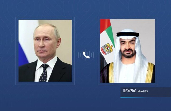 تأکید پوتین و بن‌زاید بر لزوم توقف جنگ رژیم صهیونیستی و ایران