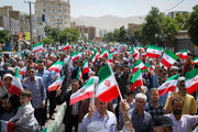 نمایش اقتدار و همبستگی ملی ایران در راهپیمایی 
«جمعه خشم و نصر»
