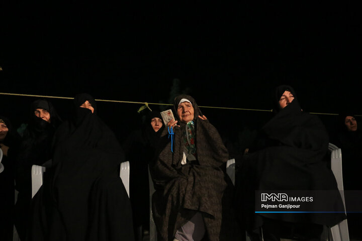 داع با شهید حملات رژیم صهیونیستی در گلستان شهدای رهنان اصفهان