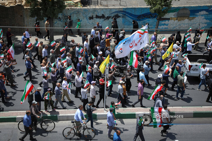 راهپیمایی جمعه خشم و نصر در اراک