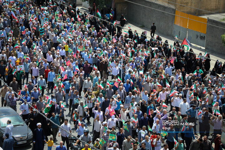 راهپیمایی جمعه خشم و نصر در اراک