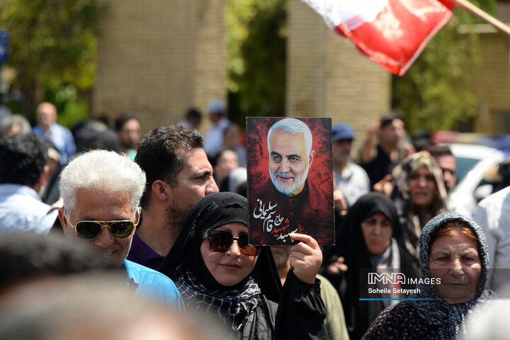 راهپیمایی جمعه خشم و نصر در شیراز