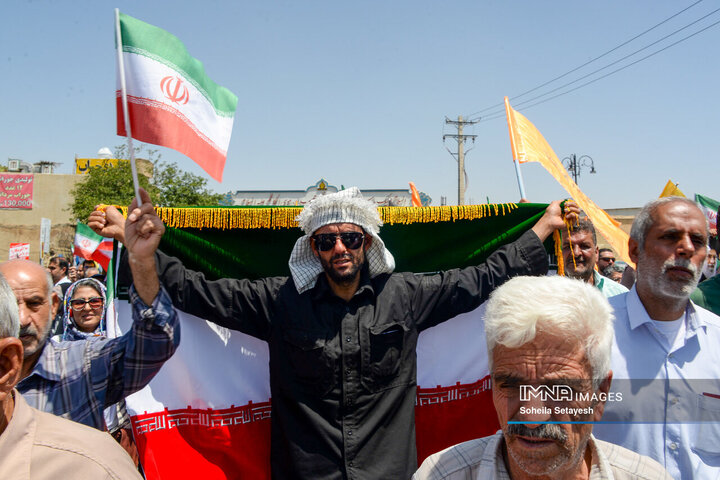 راهپیمایی جمعه خشم و نصر در شیراز