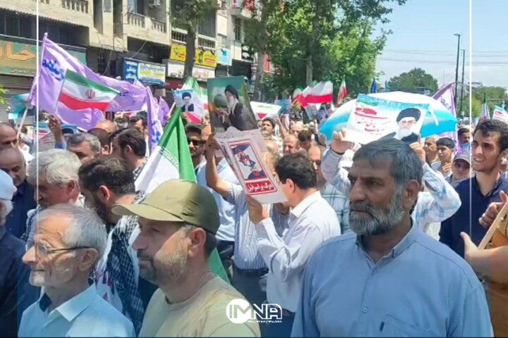 راهپیمایی جمعه «خشم و نصر»  در رشت + فیلم