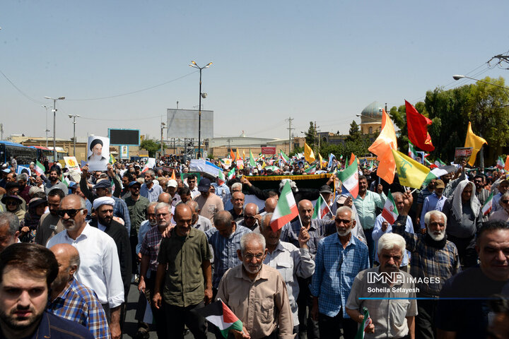 راهپیمایی جمعه خشم و نصر در شیراز