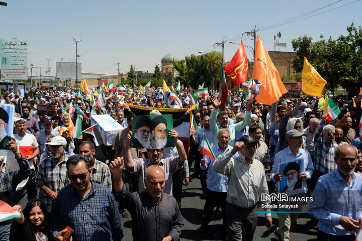 راهپیمایی جمعه خشم و نصر در شیراز