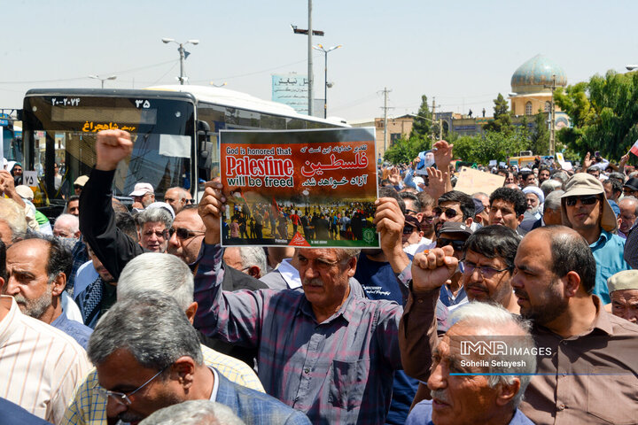 راهپیمایی جمعه خشم و نصر در شیراز