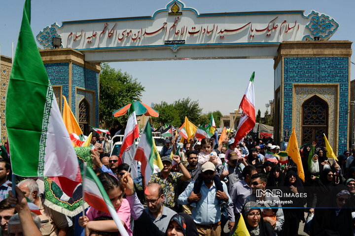 راهپیمایی جمعه خشم و نصر در شیراز
