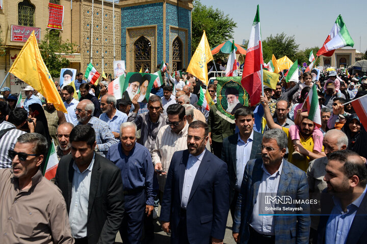 راهپیمایی جمعه خشم و نصر در شیراز