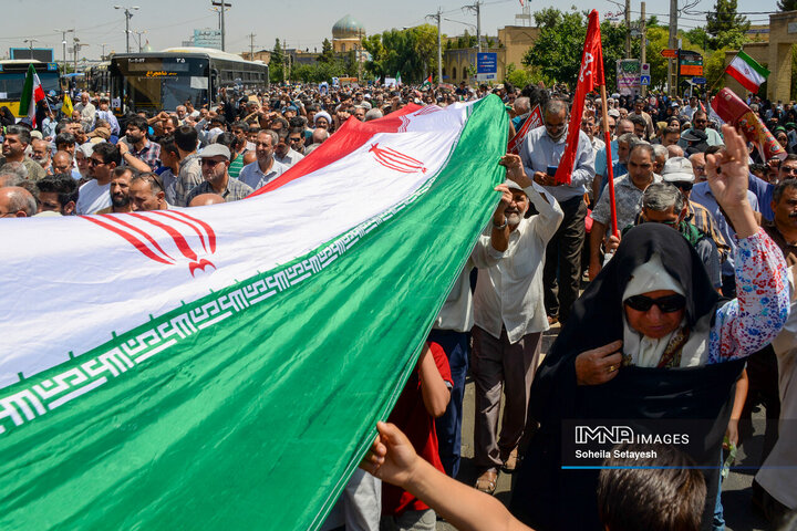 راهپیمایی جمعه خشم و نصر در شیراز