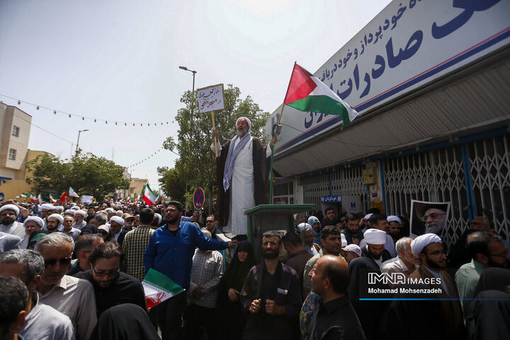 تشییع شهدای تجاوز رژیم صهیونیستی در جمعه «خشم و نصر»  - قم