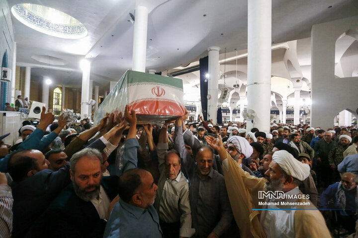 تشییع شهدای تجاوز رژیم صهیونیستی در جمعه «خشم و نصر»  - قم