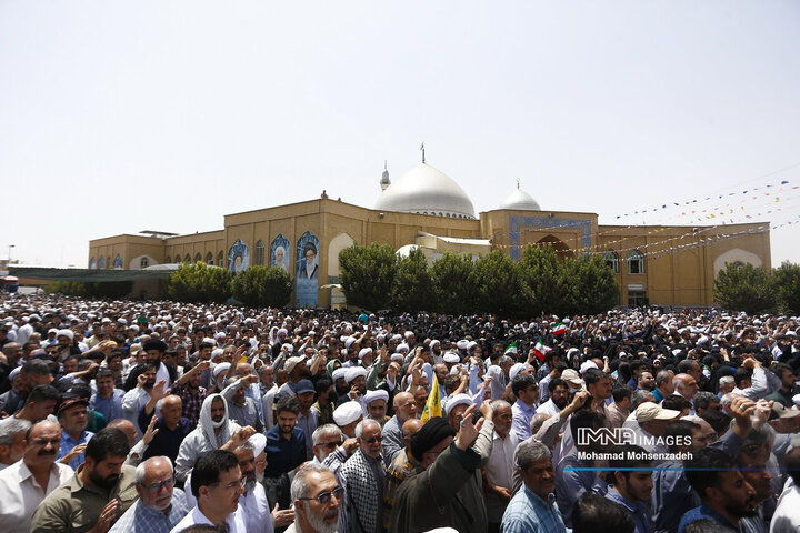 تشییع شهدای تجاوز رژیم صهیونیستی در جمعه «خشم و نصر»  - قم