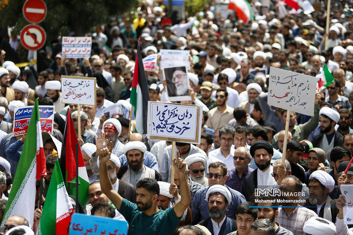 تشییع شهدای تجاوز رژیم صهیونیستی در جمعه «خشم و نصر»  - قم