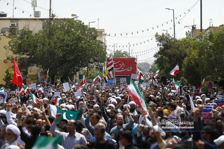 تشییع شهدای تجاوز رژیم صهیونیستی در جمعه «خشم و نصر»  - قم