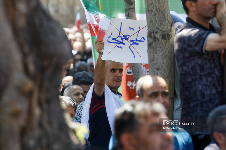 راهپیمیایی جمعه خشم و نصر در تبریز