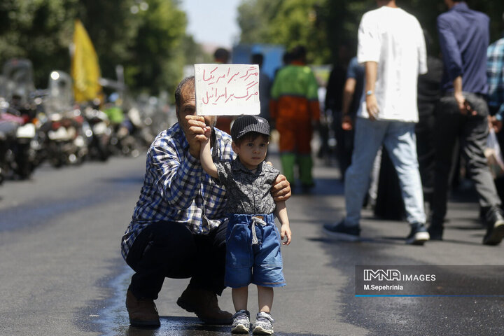 راهپیمیایی جمعه خشم و نصر در تبریز