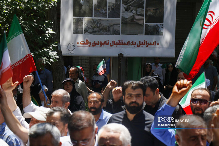 راهپیمیایی جمعه خشم و نصر در تبریز