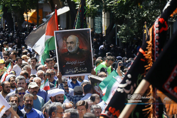 راهپیمیایی جمعه خشم و نصر در تبریز