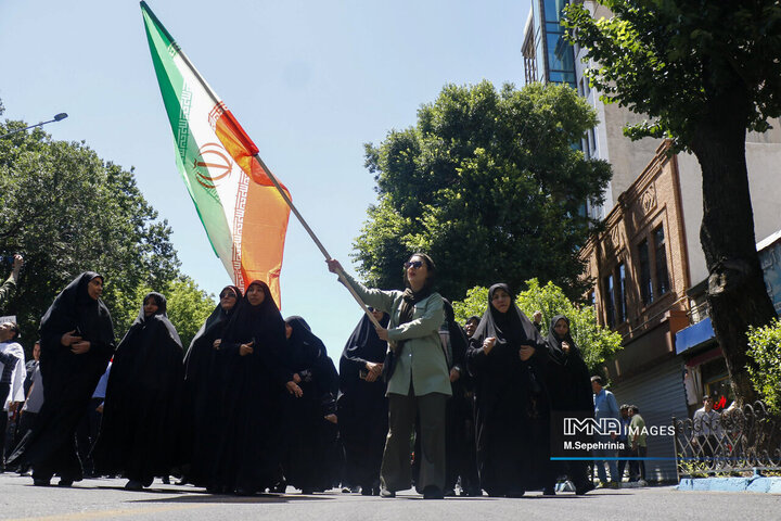 راهپیمیایی جمعه خشم و نصر در تبریز