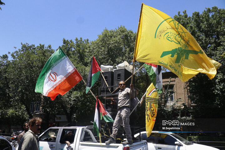 راهپیمیایی جمعه خشم و نصر در تبریز