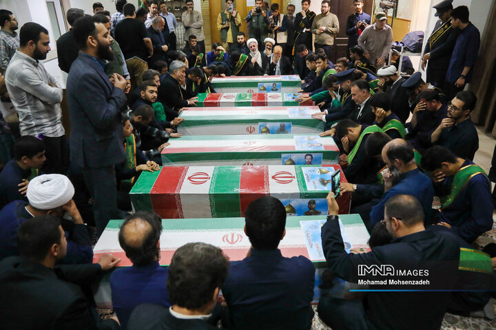 تشییع شهدای تجاوز رژیم صهیونیستی در جمعه «خشم و نصر»  - قم
