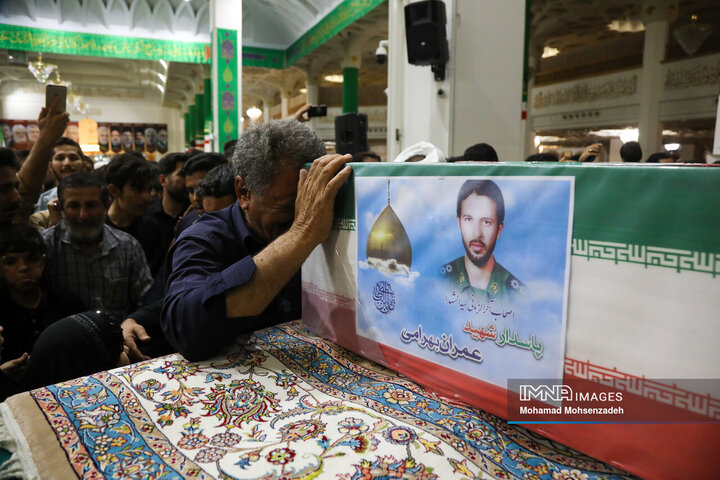 تشییع شهدای تجاوز رژیم صهیونیستی در جمعه «خشم و نصر»  - قم
