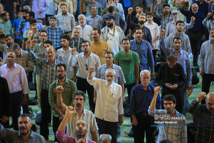 نماز عبادی سیاسی جمعه اصفهان