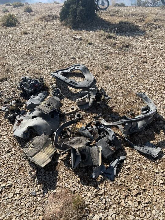 انهدام و سقوط یک فروند پهپاد متعلق به رژیم صهیونیستی در ارتفاعات ملکشاهی