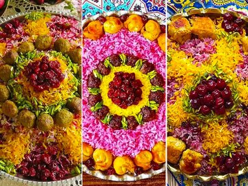 طرز تهیه آلبالو پلو با گوشت قلقلی و مرغ + آموزش مرحله به مرحله