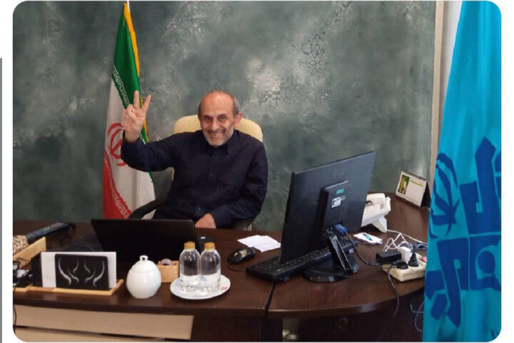 رئیس صداوسیما در دفتر کار جدیدش مستقر شد