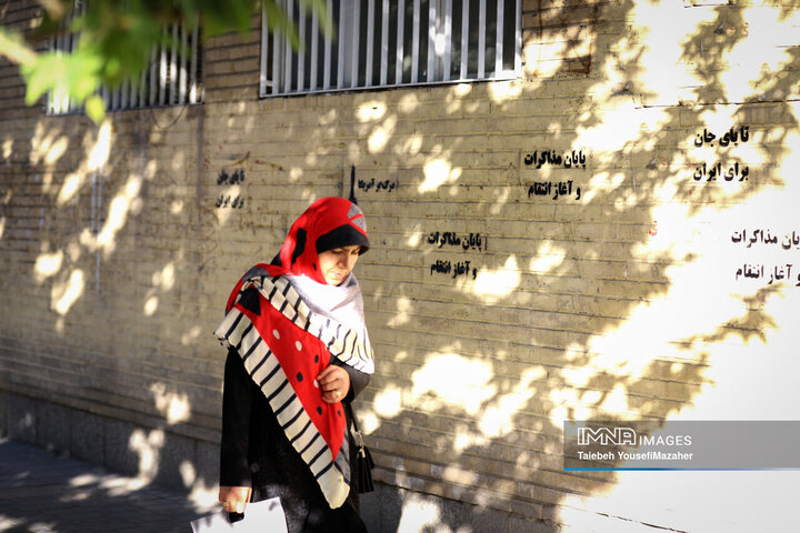 نقش اتحاد، اقتدار و ایستادگی بر دیوار