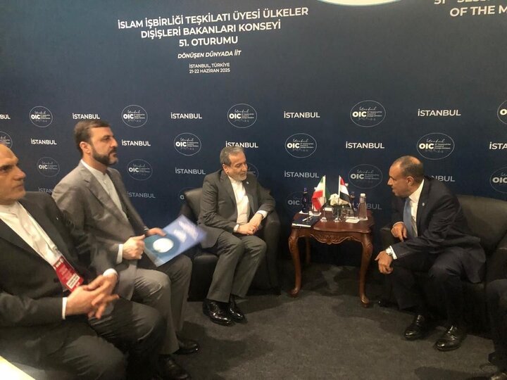 دیدار وزرای امور خارجه ایران و مصر در استانبول