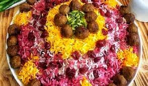 طرز تهیه آلبالو پلو با گوشت قلقلی و مرغ + آموزش مرحله به مرحله