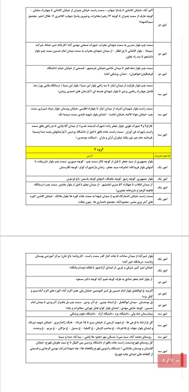 جدول کامل خاموشی برق یزد یکشنبه اول تیر ۱۴۰۴ / زمانبندی قطعی برق گروههای مختلف