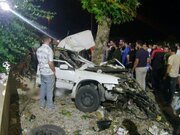 تصادف در محور آستارا به تالش ۴ فوتی برجای گذاشت