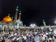 خروش مردم قم علیه تجاوزگری آمریکا در سایت فردو + فیلم