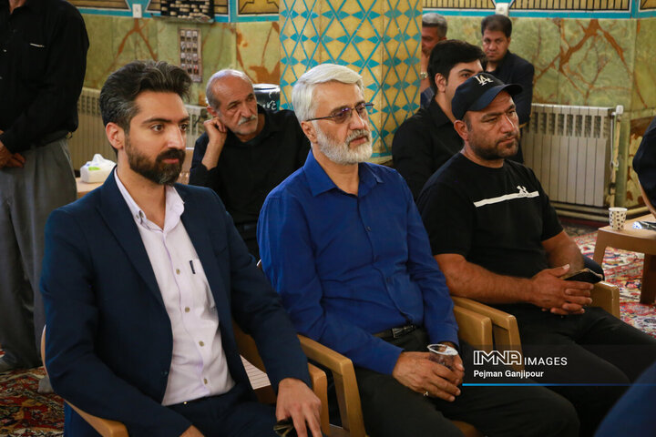 مراسم یادبود شهدای خانواده سازمان حمل‌ونقل بار شهرداری اصفهان