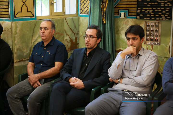 مراسم یادبود شهدای خانواده سازمان حمل‌ونقل بار شهرداری اصفهان