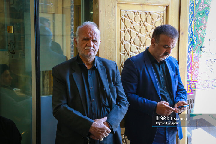 مراسم یادبود شهدای خانواده سازمان حمل‌ونقل بار شهرداری اصفهان