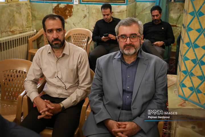 مراسم یادبود شهدای خانواده سازمان حمل‌ونقل بار شهرداری اصفهان