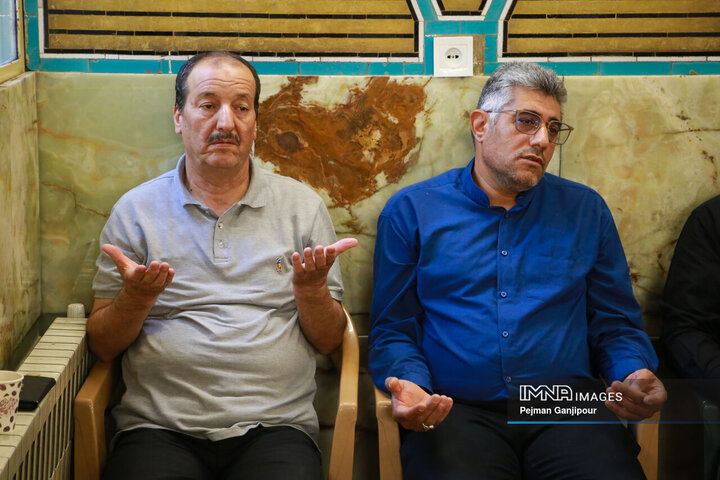 مراسم یادبود شهدای خانواده سازمان حمل‌ونقل بار شهرداری اصفهان