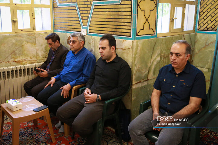 مراسم یادبود شهدای خانواده سازمان حمل‌ونقل بار شهرداری اصفهان