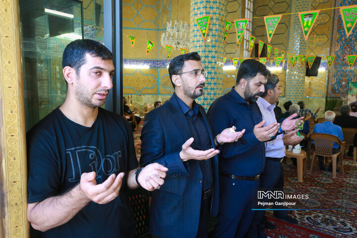 مراسم یادبود شهدای خانواده سازمان حمل‌ونقل بار شهرداری اصفهان