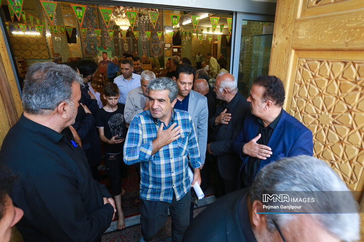 مراسم یادبود شهدای خانواده سازمان حمل‌ونقل بار شهرداری اصفهان