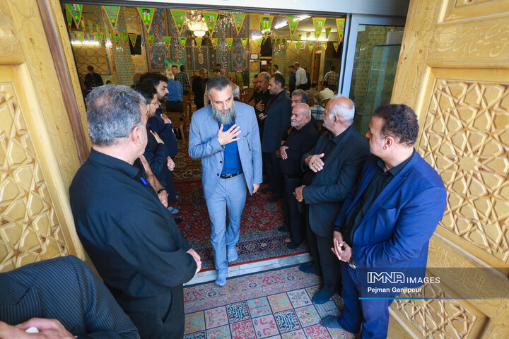 مراسم یادبود شهدای خانواده سازمان حمل‌ونقل بار شهرداری اصفهان