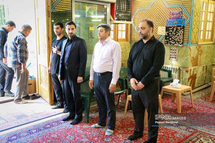 مراسم یادبود شهدای خانواده سازمان حمل‌ونقل بار شهرداری اصفهان