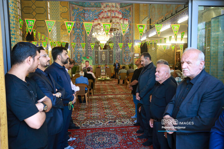 مراسم یادبود شهدای خانواده سازمان حمل‌ونقل بار شهرداری اصفهان